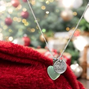 Silver Self-Worth Pendant Necklace